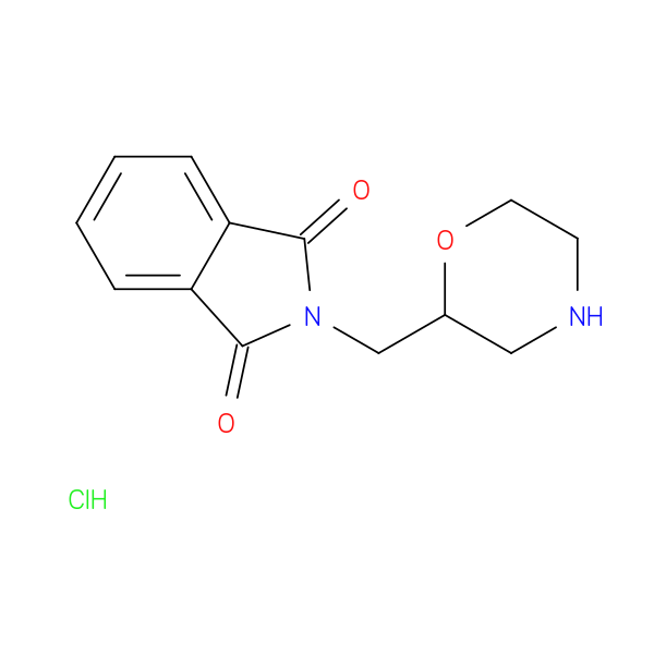 2-(Morpholin-2-ylmethyl)-2,3-dihydro-1h-isoindole-1,3-dione hydrochloride