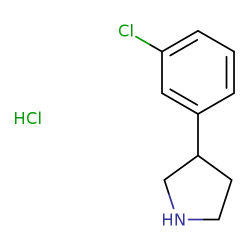 3-(3-Chlorophenyl)pyrrolidine hydrochloride