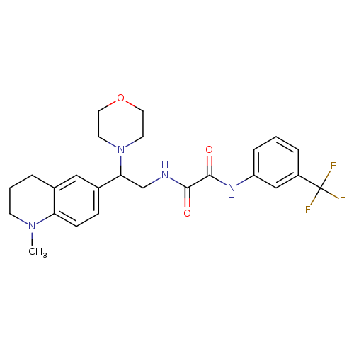 N-[2-(1-methyl-1,2,3,4-tetrahydroquinolin-6-yl)-2-(morpholin-4-yl)ethyl]-N'-[3-(trifluoromethyl)phenyl]ethanediamide