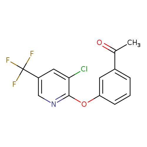 1-(3-{[3-chloro-5-(trifluoromethyl)pyridin-2-yl]oxy}phenyl)ethan-1-one