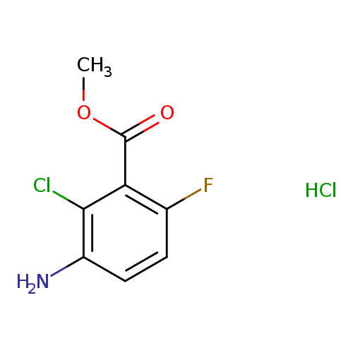 methyl 3-amino-2-chloro-6-fluorobenzoate hydrochloride