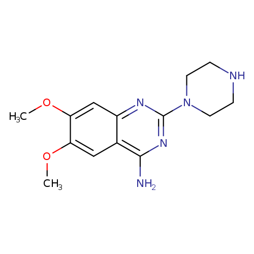 2-Piperazine-4-amino-6,7-dimethoxyquinazoline