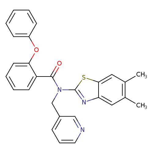 N-(5,6-dimethyl-1,3-benzothiazol-2-yl)-2-phenoxy-N-[(pyridin-3-yl)methyl]benzamide