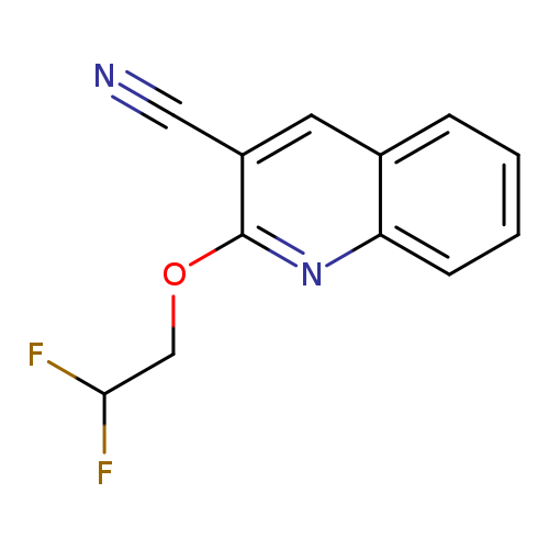 2-(2,2-difluoroethoxy)quinoline-3-carbonitrile