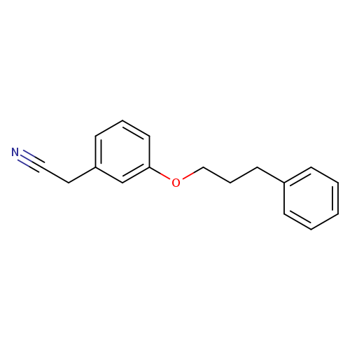 2-[3-(3-phenylpropoxy)phenyl]acetonitrile