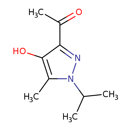 1-[4-hydroxy-5-methyl-1-(propan-2-yl)-1h-pyrazol-3-yl]ethan-1-one