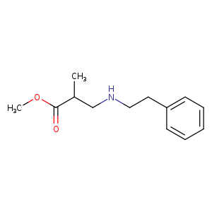 methyl 2-methyl-3-[(2-phenylethyl)amino]propanoate