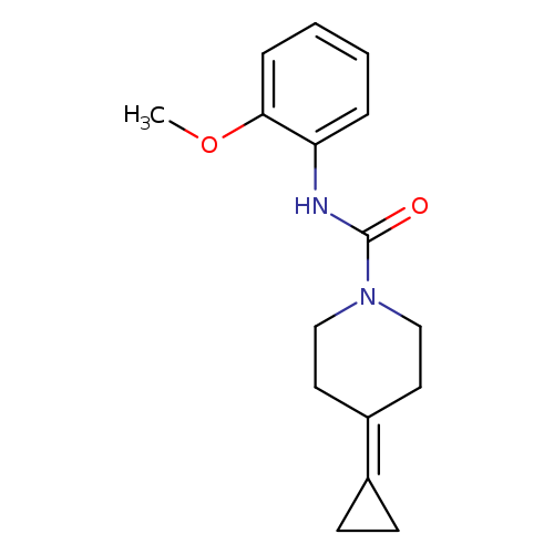 4-cyclopropylidene-N-(2-methoxyphenyl)piperidine-1-carboxamide