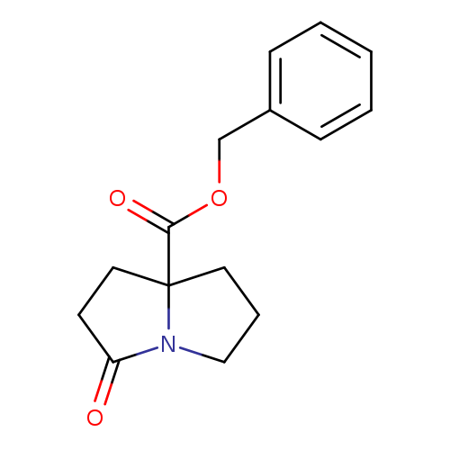 1H-Pyrrolizine-7a(5H)-carboxylic acid, tetrahydro-3-oxo-, phenylmethyl ester