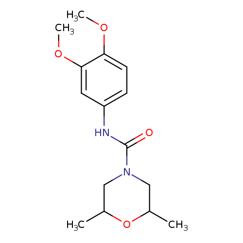 N-(3,4-dimethoxyphenyl)-2,6-dimethylmorpholine-4-carboxamide