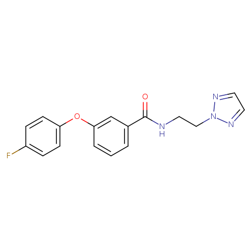 3-(4-fluorophenoxy)-N-[2-(2H-1,2,3-triazol-2-yl)ethyl]benzamide