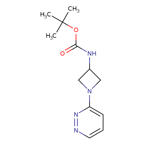 tert-butyl N-[1-(pyridazin-3-yl)azetidin-3-yl]carbamate