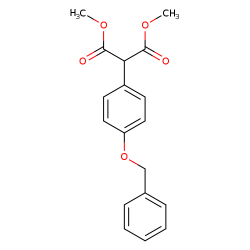 1,3-dimethyl 2-[4-(benzyloxy)phenyl]propanedioate