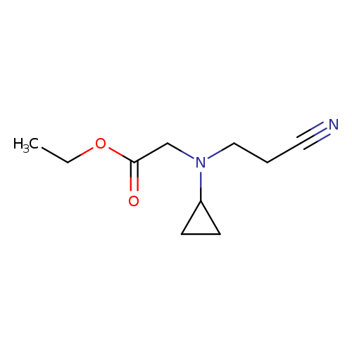 ethyl 2-[(2-cyanoethyl)(cyclopropyl)amino]acetate