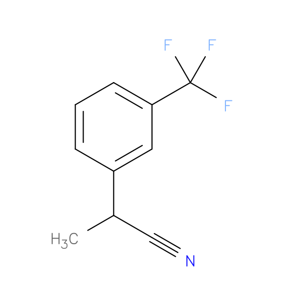 2-(3-(Trifluoromethyl)phenyl)propanenitrile