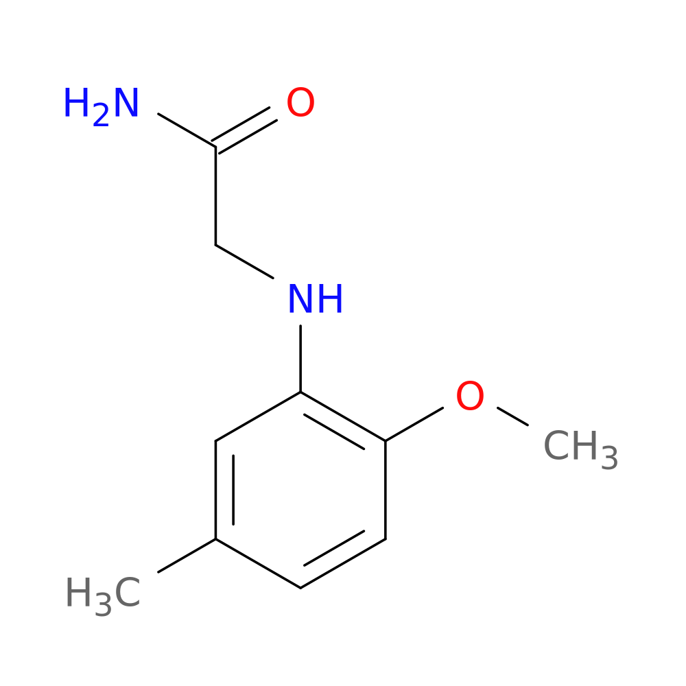 2-[(2-methoxy-5-methylphenyl)amino]acetamide