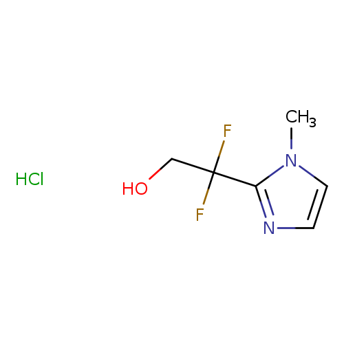 2,2-difluoro-2-(1-methyl-1H-imidazol-2-yl)ethan-1-ol hydrochloride