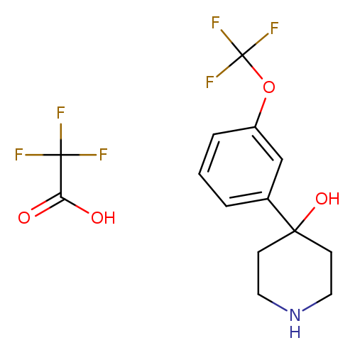 4-[3-(trifluoromethoxy)phenyl]piperidin-4-ol, trifluoroacetic acid