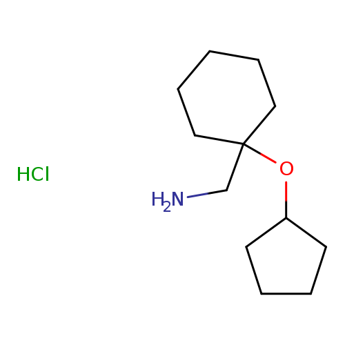 [1-(Cyclopentyloxy)cyclohexyl]methanamine hydrochloride