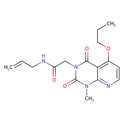 2-{1-methyl-2,4-dioxo-5-propoxy-1H,2H,3H,4H-pyrido[2,3-d]pyrimidin-3-yl}-N-(prop-2-en-1-yl)acetamide