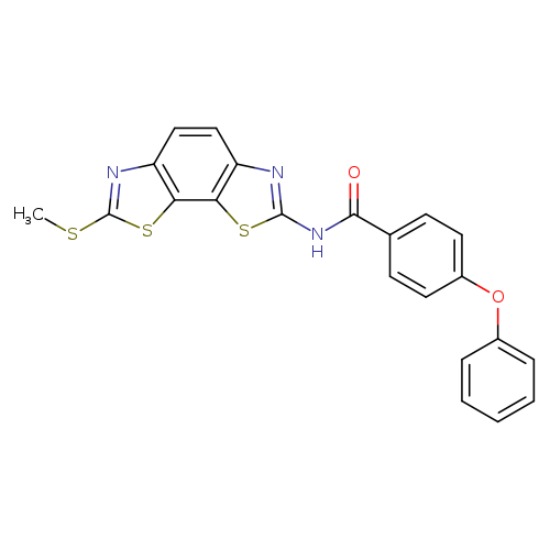N-[11-(methylsulfanyl)-3,12-dithia-5,10-diazatricyclo[7.3.0.0^{2,6}]dodeca-1(9),2(6),4,7,10-pentaen-4-yl]-4-phenoxybenzamide