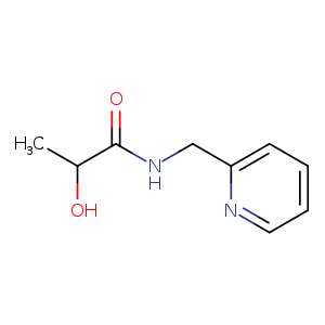 2-hydroxy-N-[(pyridin-2-yl)methyl]propanamide