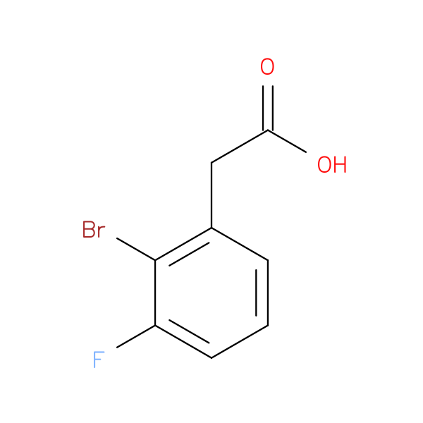2-(2-Bromo-3-fluorophenyl);acetic acid