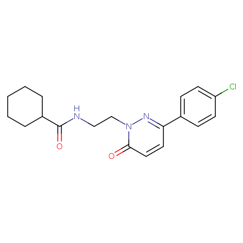 N-{2-[3-(4-chlorophenyl)-6-oxo-1,6-dihydropyridazin-1-yl]ethyl}cyclohexanecarboxamide