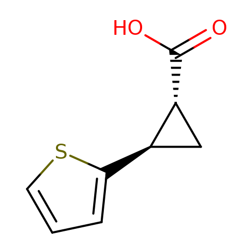 rac-(1R,2R)-2-(thiophen-2-yl)cyclopropane-1-carboxylic acid