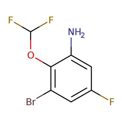 3-Bromo-2-(difluoromethoxy)-5-fluoroaniline
