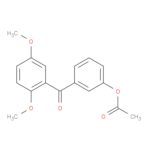 3-Acetoxy-2',5'-dimethoxybenzophenone