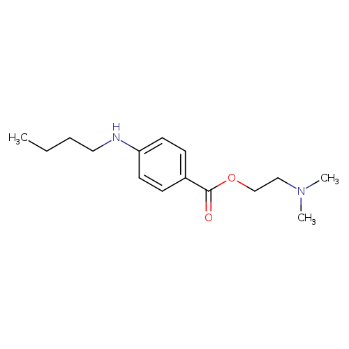 2-Dimethylaminoethyl 4-(butylamino)benzoate