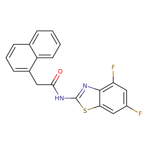 N-(4,6-difluoro-1,3-benzothiazol-2-yl)-2-(naphthalen-1-yl)acetamide