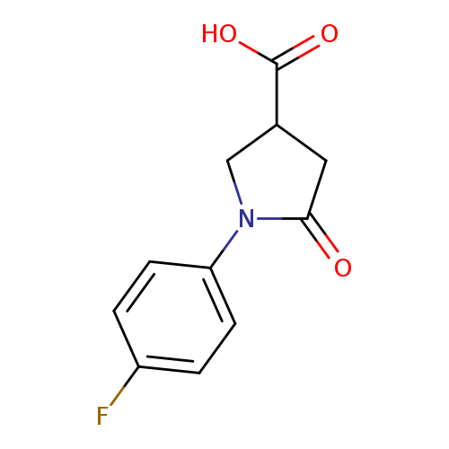 1-(4-Fluoro-phenyl)-5-oxo-pyrrolidine-3-carboxylic acid