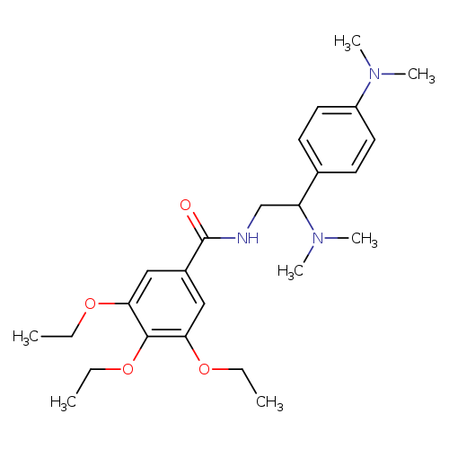 N-[2-(dimethylamino)-2-[4-(dimethylamino)phenyl]ethyl]-3,4,5-triethoxybenzamide