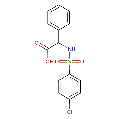 2-(4-chlorobenzenesulfonamido)-2-phenylacetic acid