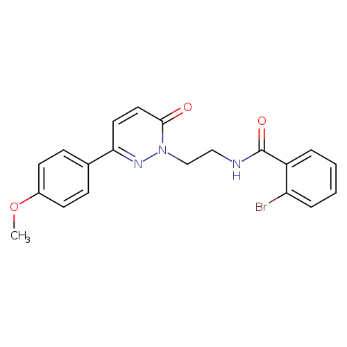 2-bromo-N-{2-[3-(4-methoxyphenyl)-6-oxo-1,6-dihydropyridazin-1-yl]ethyl}benzamide