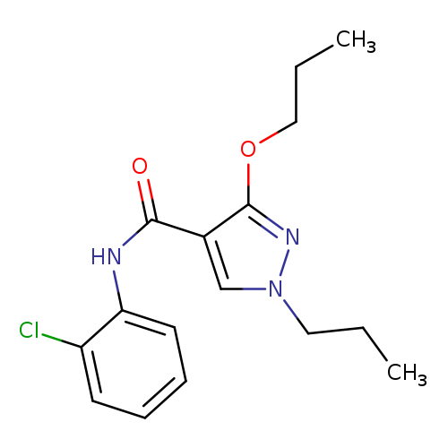 N-(2-chlorophenyl)-3-propoxy-1-propyl-1H-pyrazole-4-carboxamide