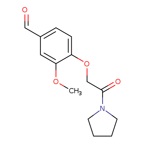 3-Methoxy-4-(2-oxo-2-pyrrolidin-1-ylethoxy)benzaldehyde