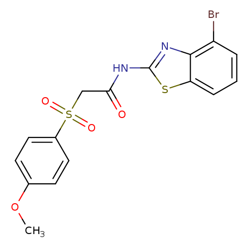 N-(4-bromo-1,3-benzothiazol-2-yl)-2-(4-methoxybenzenesulfonyl)acetamide