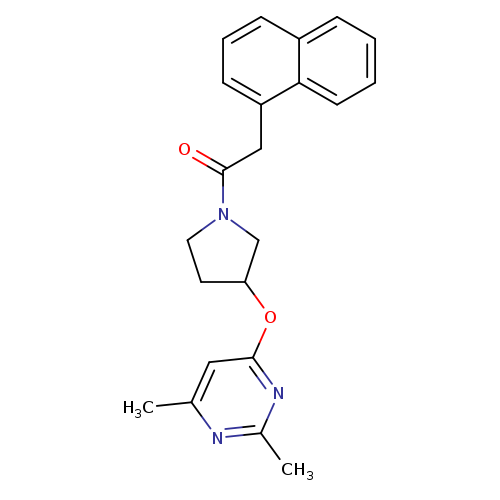 1-{3-[(2,6-dimethylpyrimidin-4-yl)oxy]pyrrolidin-1-yl}-2-(naphthalen-1-yl)ethan-1-one