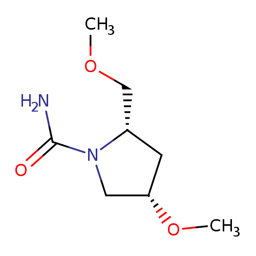 (2S,4S)-4-methoxy-2-(methoxymethyl)pyrrolidine-1-carboxamide