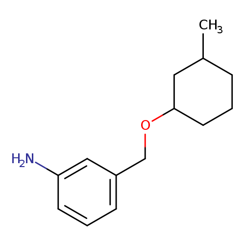3-([(3-Methylcyclohexyl)oxy]methyl)aniline