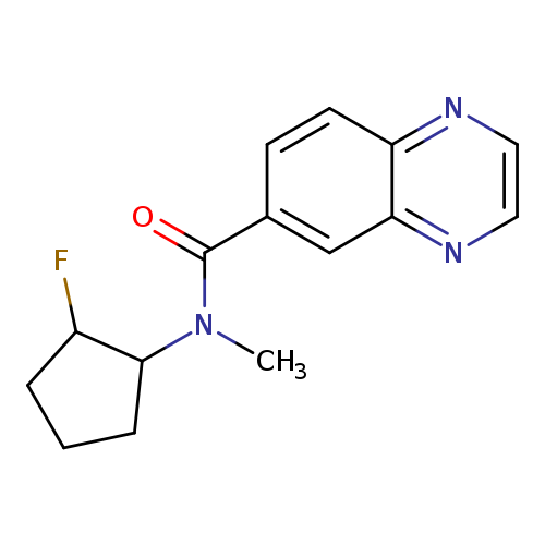 N-(2-fluorocyclopentyl)-N-methylquinoxaline-6-carboxamide