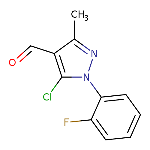 5-chloro-1-(2-fluorophenyl)-3-methyl-1H-pyrazole-4-carbaldehyde