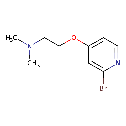 Ethanamine, 2-​[(2-​bromo-​4-​pyridinyl)​oxy]​-​N,​N-​dimethyl-