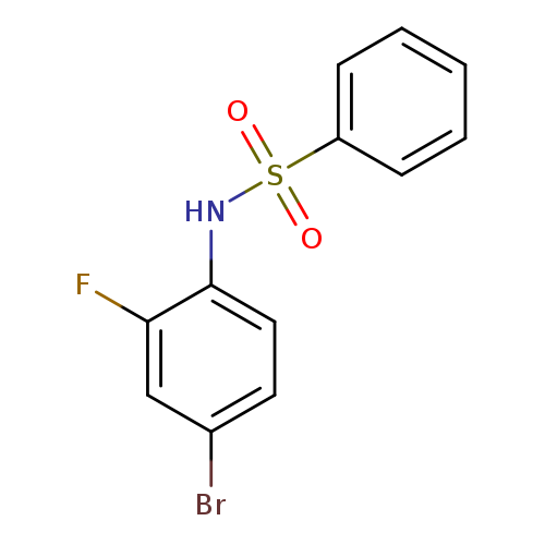 N-(4-Bromo-2-fluorophenyl)benzenesulfonamide