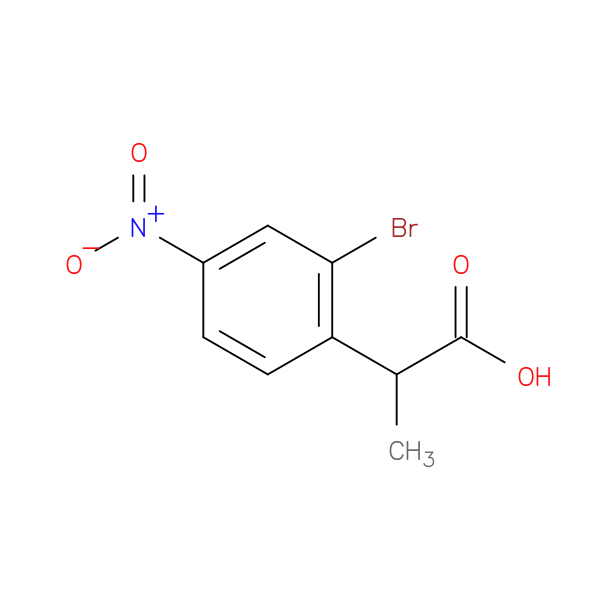 2-(2-Bromo-4-nitrophenyl)propanoic acid