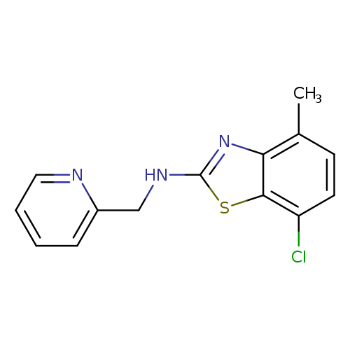 7-Chloro-4-methyl-N-(pyridin-2-ylmethyl)-1,3-benzothiazol-2-amine