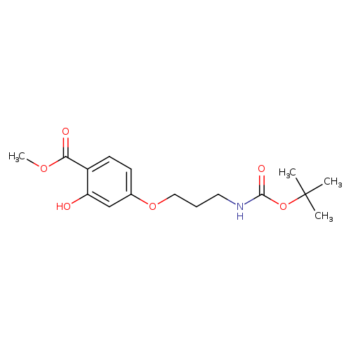 methyl 4-(3-{[(tert-butoxy)carbonyl]amino}propoxy)-2-hydroxybenzoate